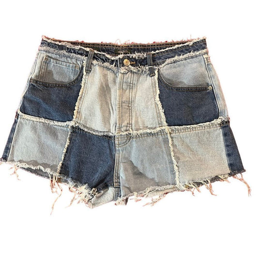 Wild Fable Checkered Jean Shorts Size 12