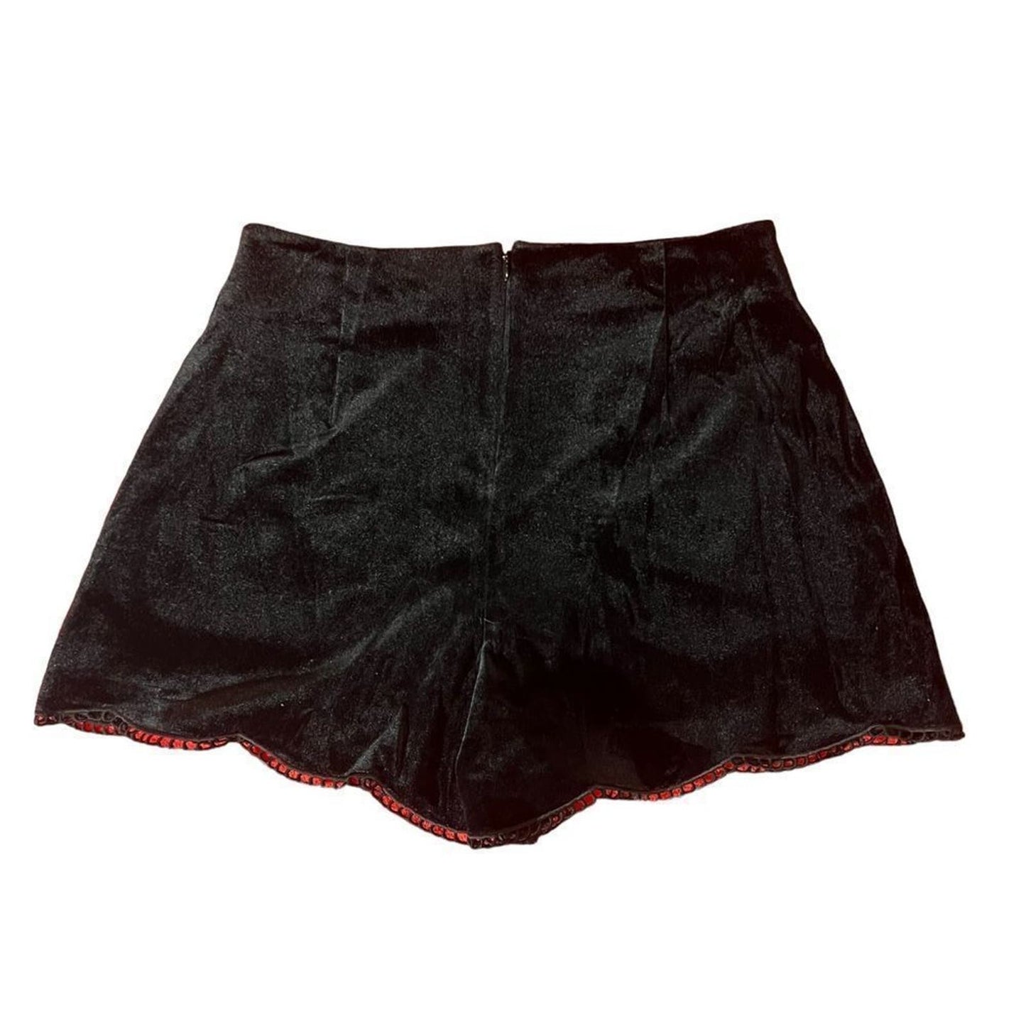 A Loves A Anthropologie Velour Black Shorts Size 2