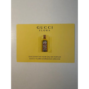 Gucci Flora Gorgeous Orchid Eau de Parfum Sample Card Scent Strip Promo