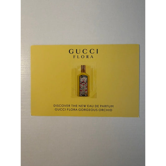 Gucci Flora Gorgeous Orchid Eau de Parfum Sample Card Scent Strip Promo