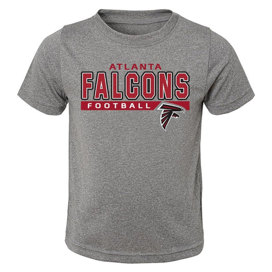 NWT Atlanta Falcons Youth Medium Heather Gray Football Short Sleeve T-Shirt