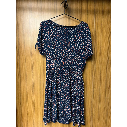 Madewell Women's Size 2 Navy Blue Daisy Floral Mini Dress Casual