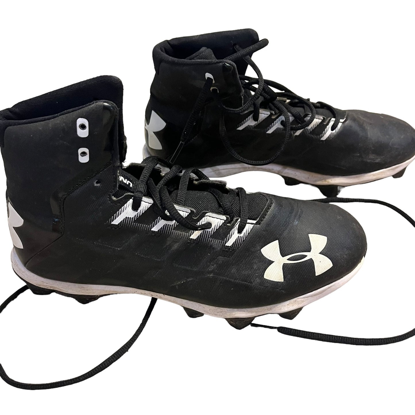 Under Armour Men's Renegade RM Football High Top Black Cleats Men's Size 7.5