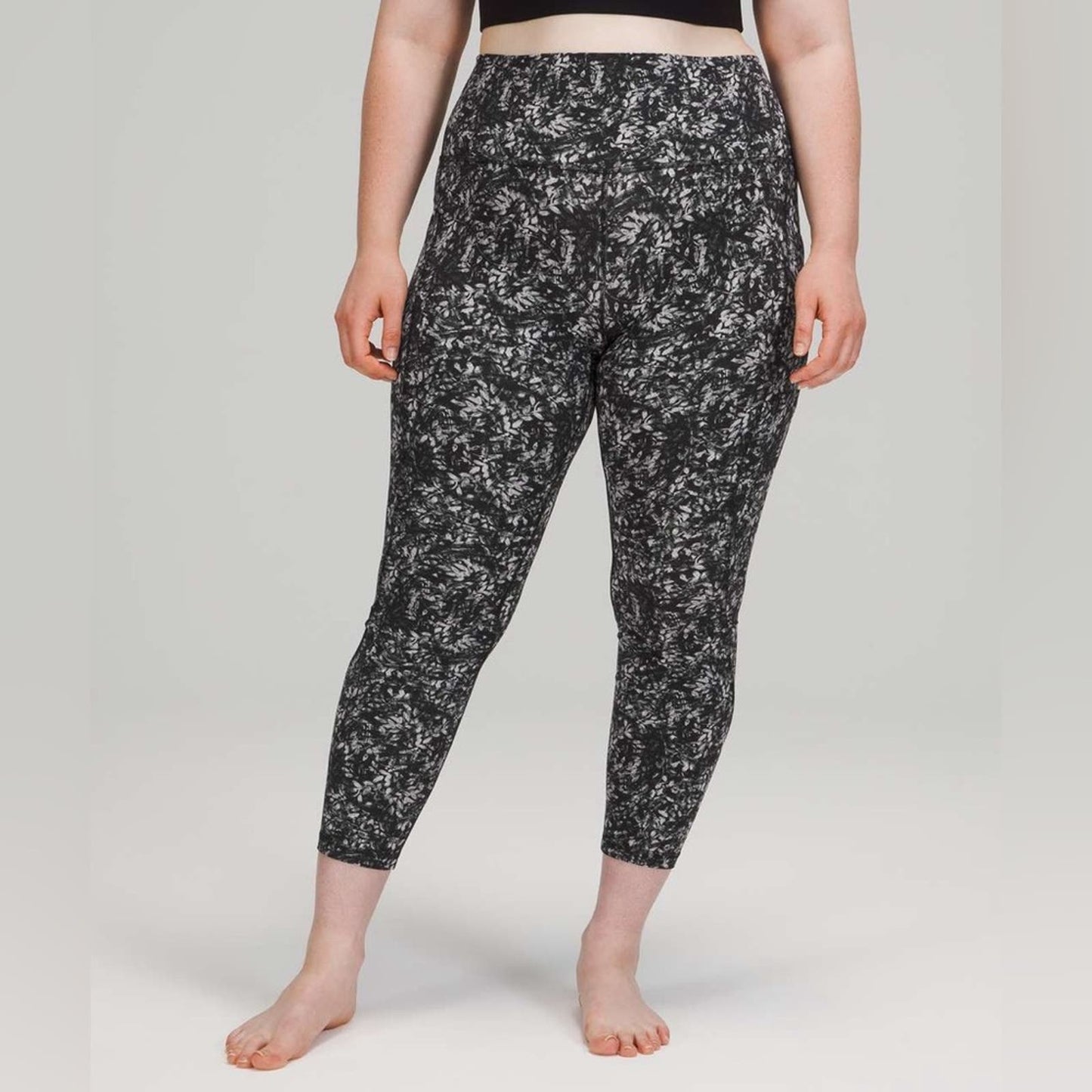 Lululemon Align High-Rise Pant with Pockets 25" Blossom Overlay Starlight Size 6