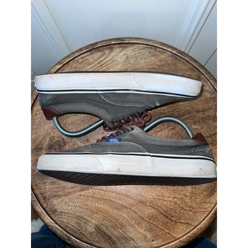 Vans Era 59 Men's Size 9.5 Gray Canvas Leather Accent Sneakers