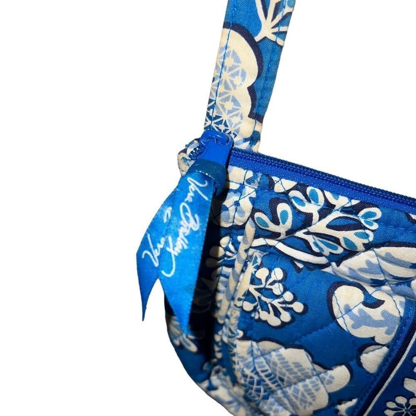 Retired Vera Bradley Blue Lagoon Lizzy Handbag Crossbody