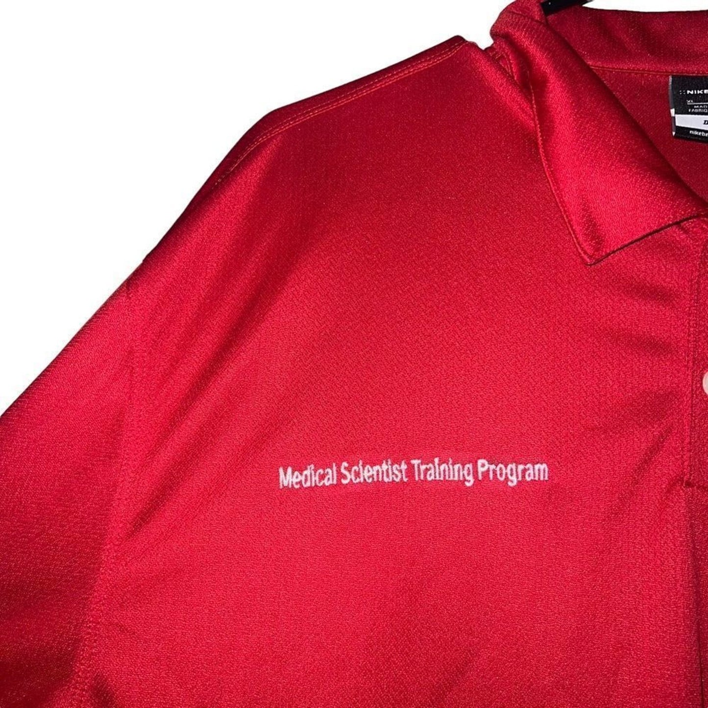 Nike Golf Dri-FIT Polo Shirt Mens XL Red Ohio State College of Medicine