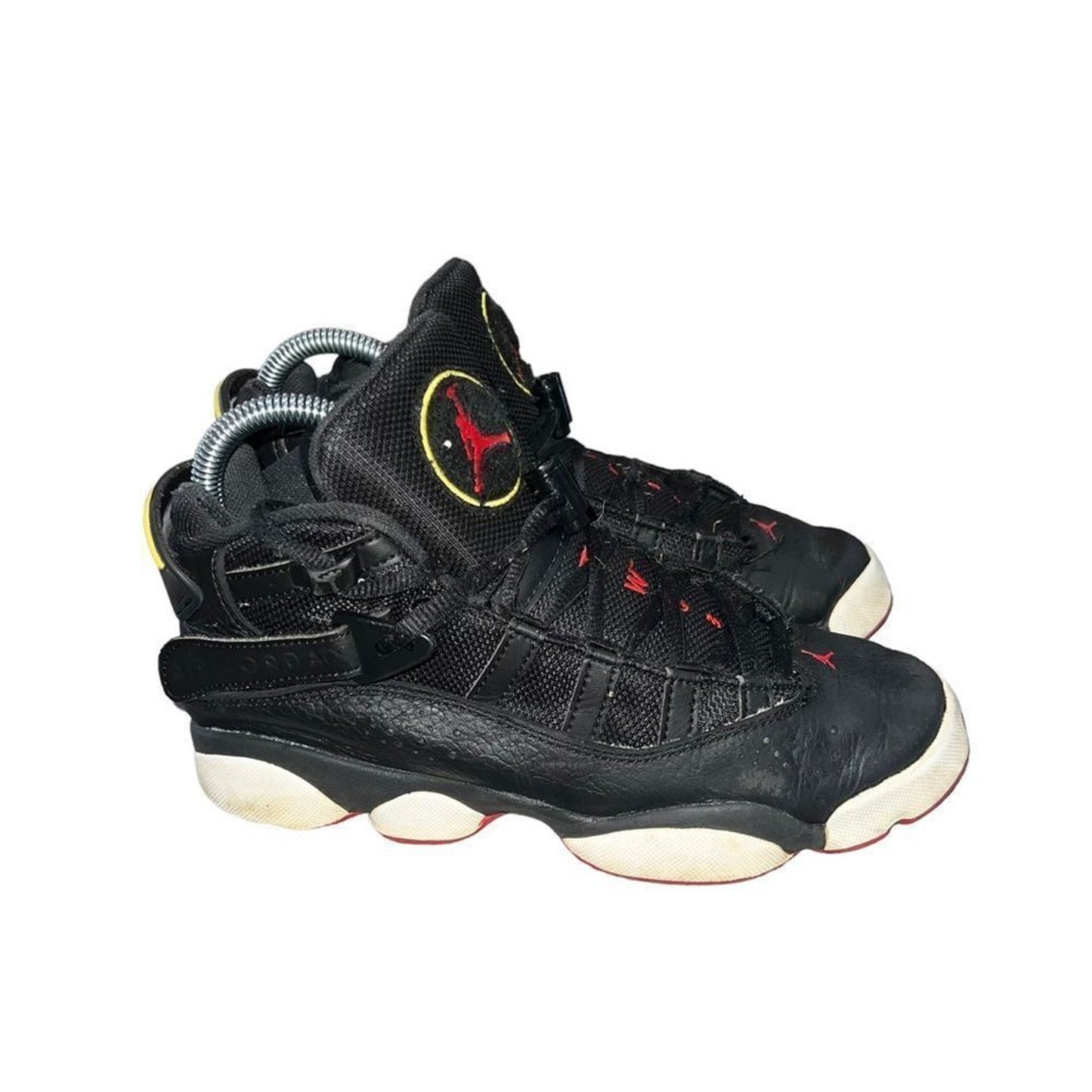 Jordan Air Jordan 6 Rings Youth Basketball High Top Sneakers Size 5Y Black
