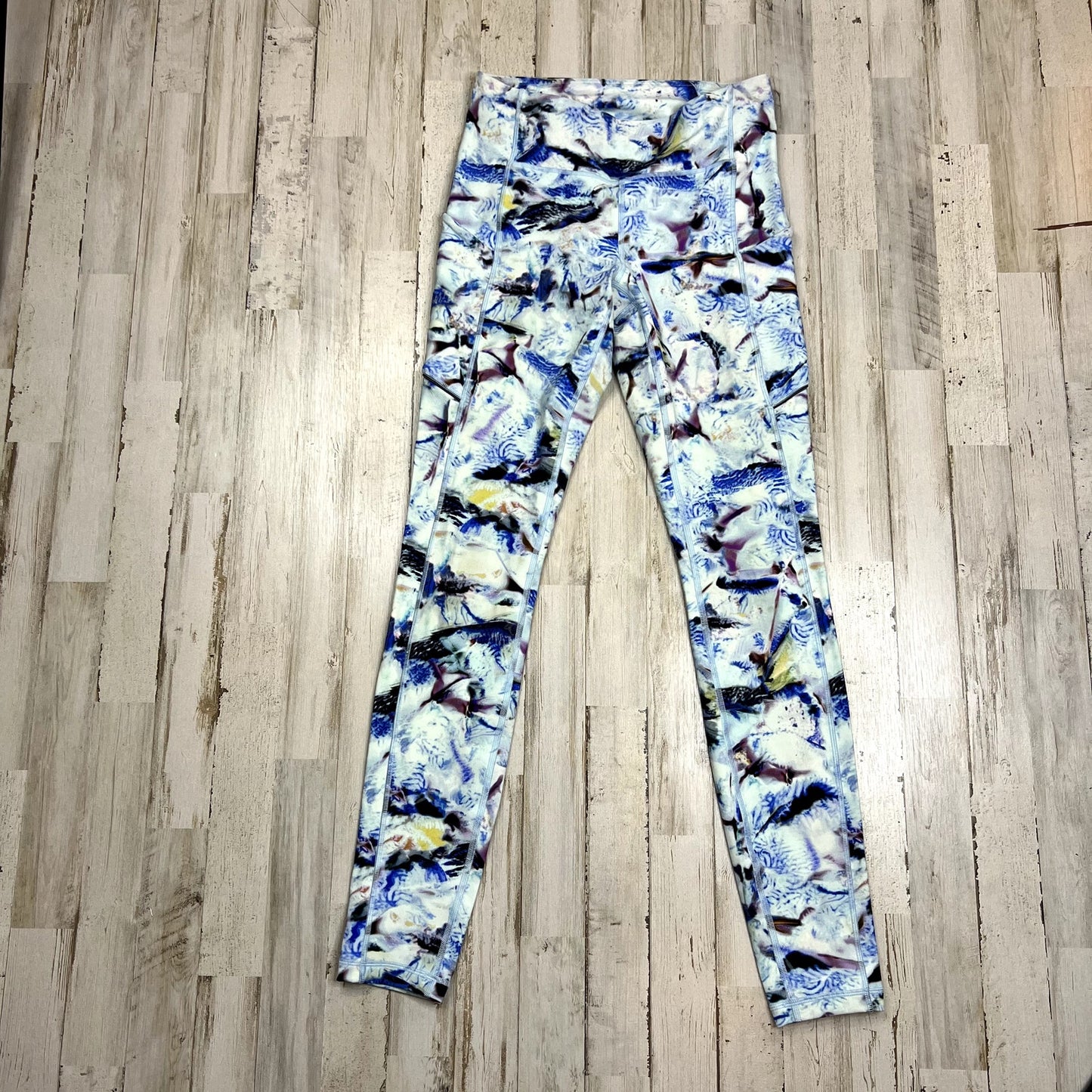 Lululemon Speed Up Tight 28" Leggings Multi Blue Exposure Size 4 High-Rise