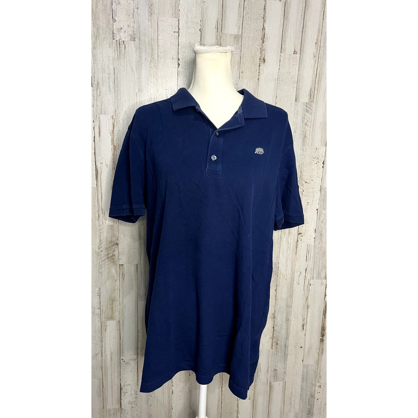 Banana Republic Men's XL Navy Blue Short Sleeve Polo Shirt Golf Casual