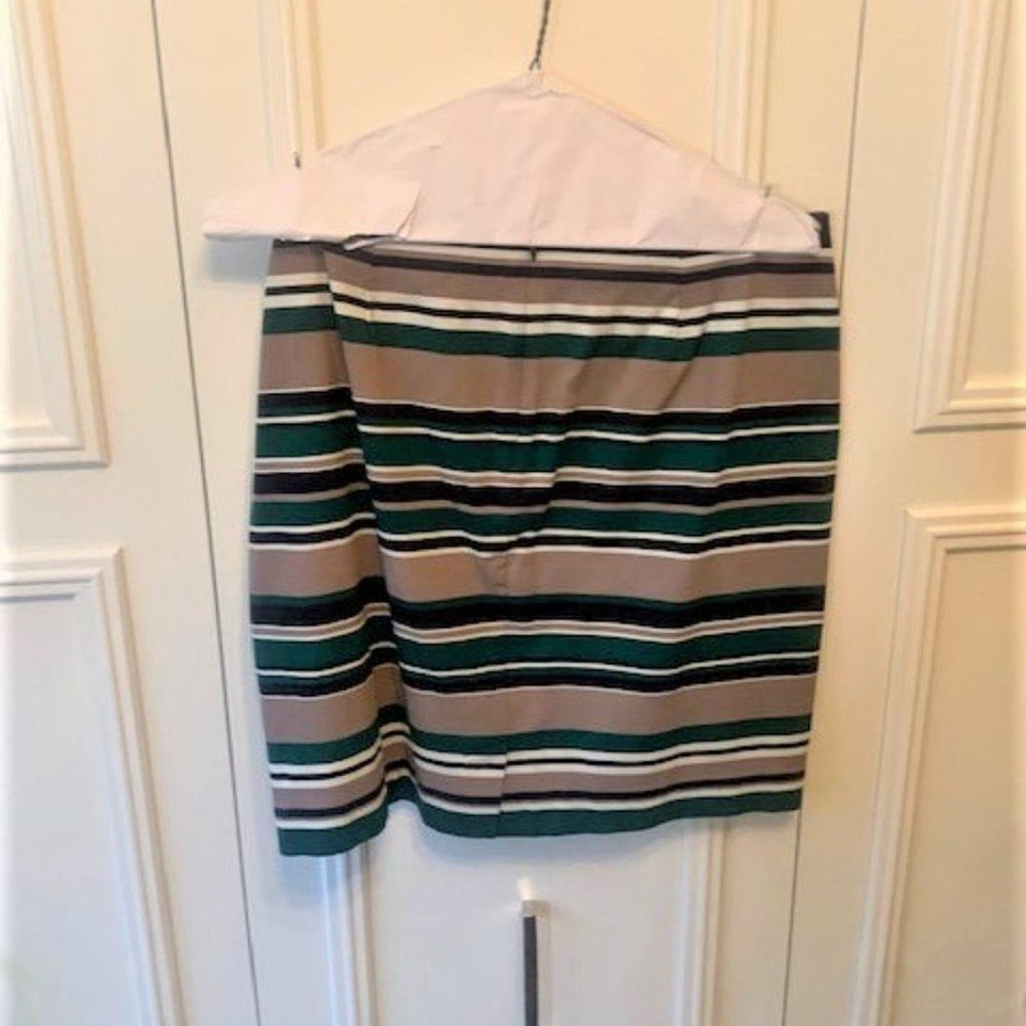 Talbots VIBRANT striped pencil skirt 16