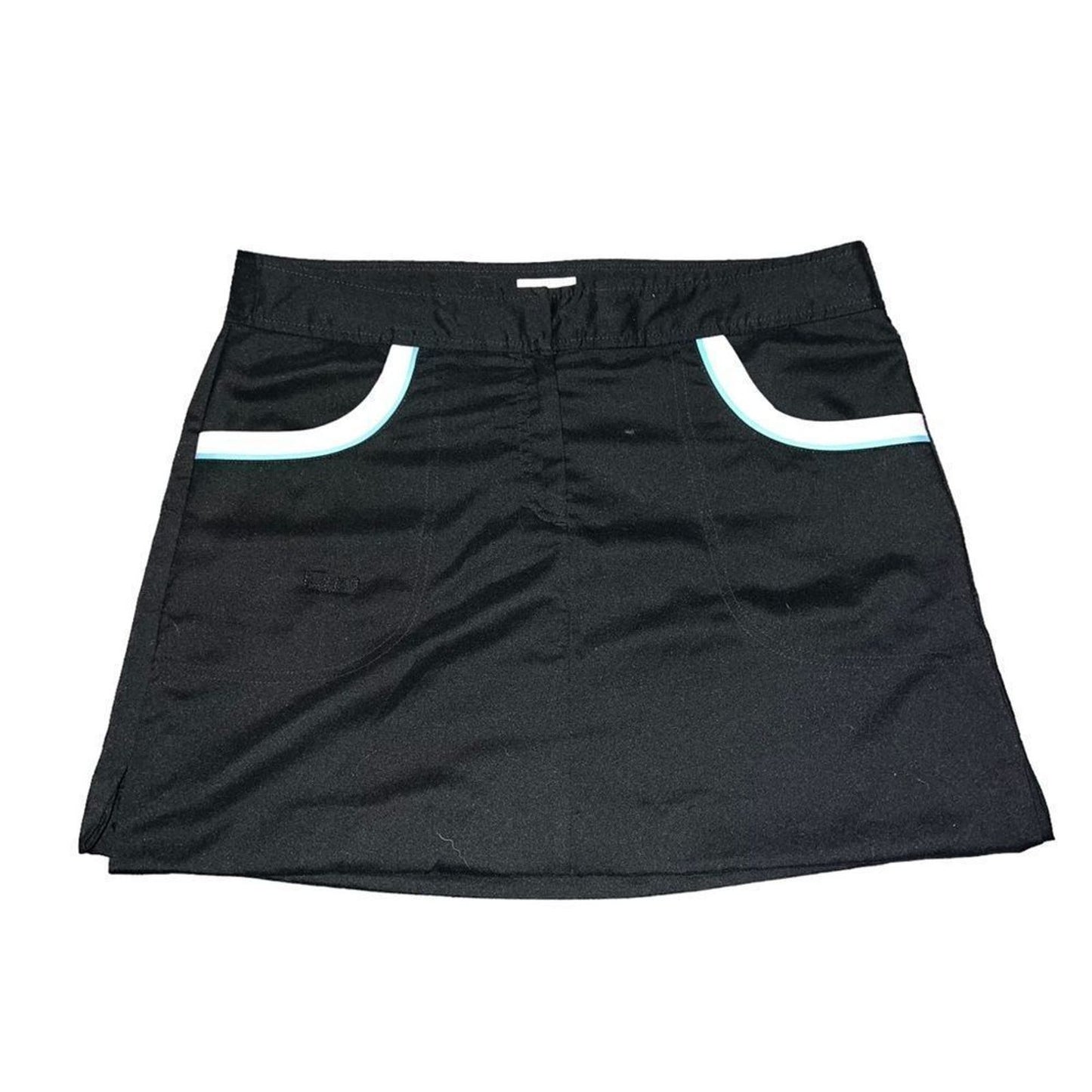 Izod Women's Skort Golf Skirt Tennis Black XFG Golf Tees Holder Size 8