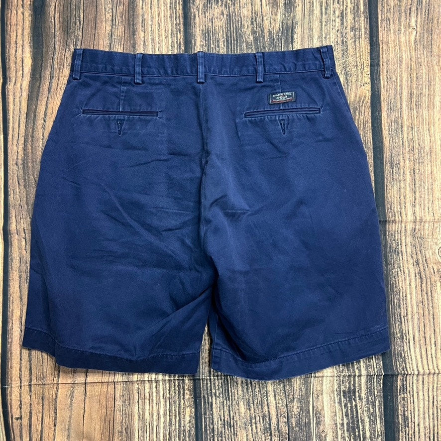 Polo Ralph Lauren Men's Chino Shorts Blue Size 35 Casual Classic Fit