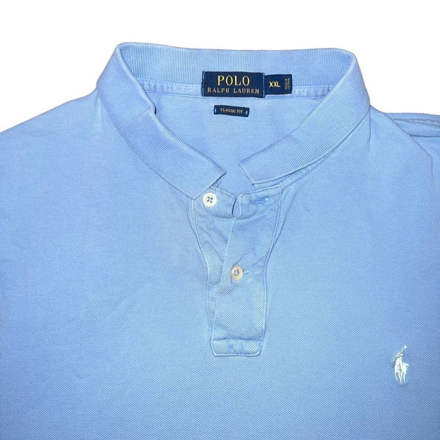 Polo Ralph Lauren Blue Cotton Classic Fit Polo T-Shirt XXL