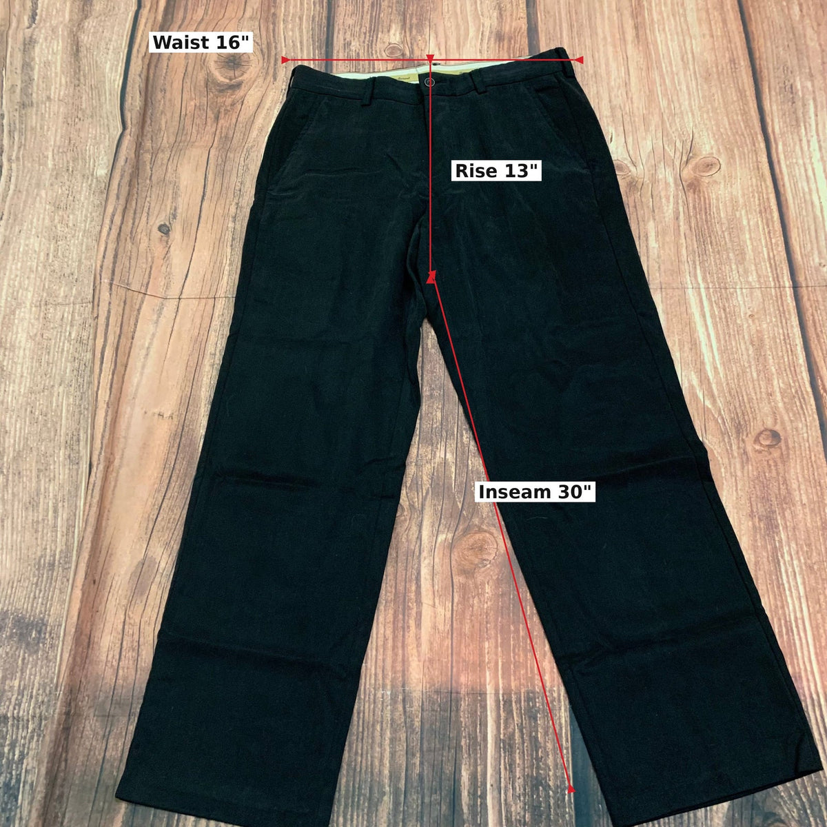 Tommy Bahama Black Tencel Wool Dress Pants, Size 33x30