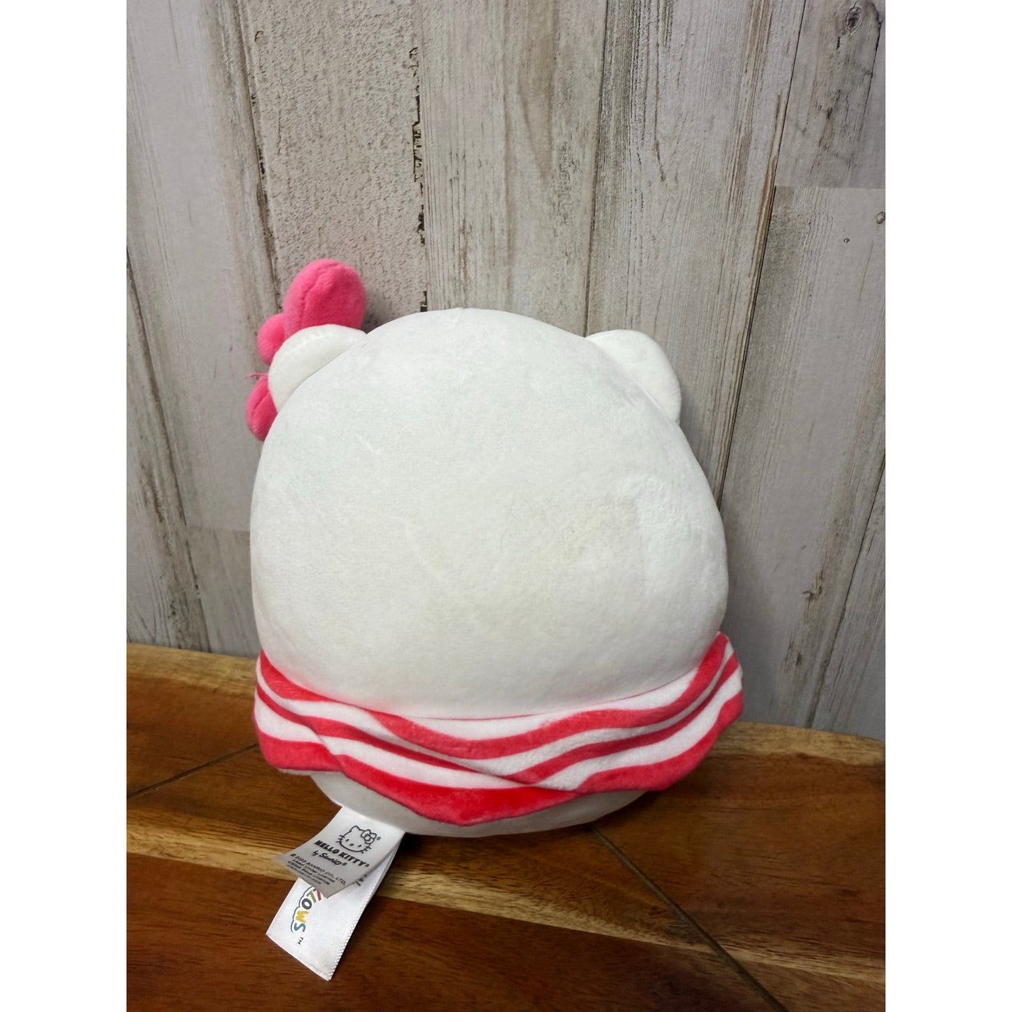 Hello Kitty Squishmallow Plush with Heart Sunglasses & Striped Suit Small 8”