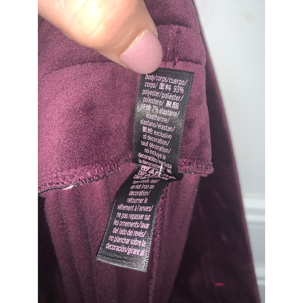 Victoria's Secret Women's XL Purple Velour Jogger Pants Casual
