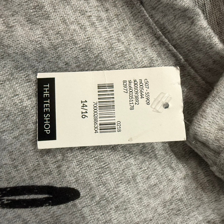 Lane Bryant Women's Gray Graphic Sweatshirt Size 14 Long Sleeve Casual