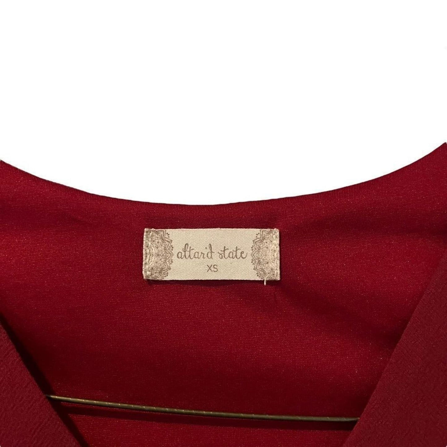 Altar'd State Burgundy Dress Size XS