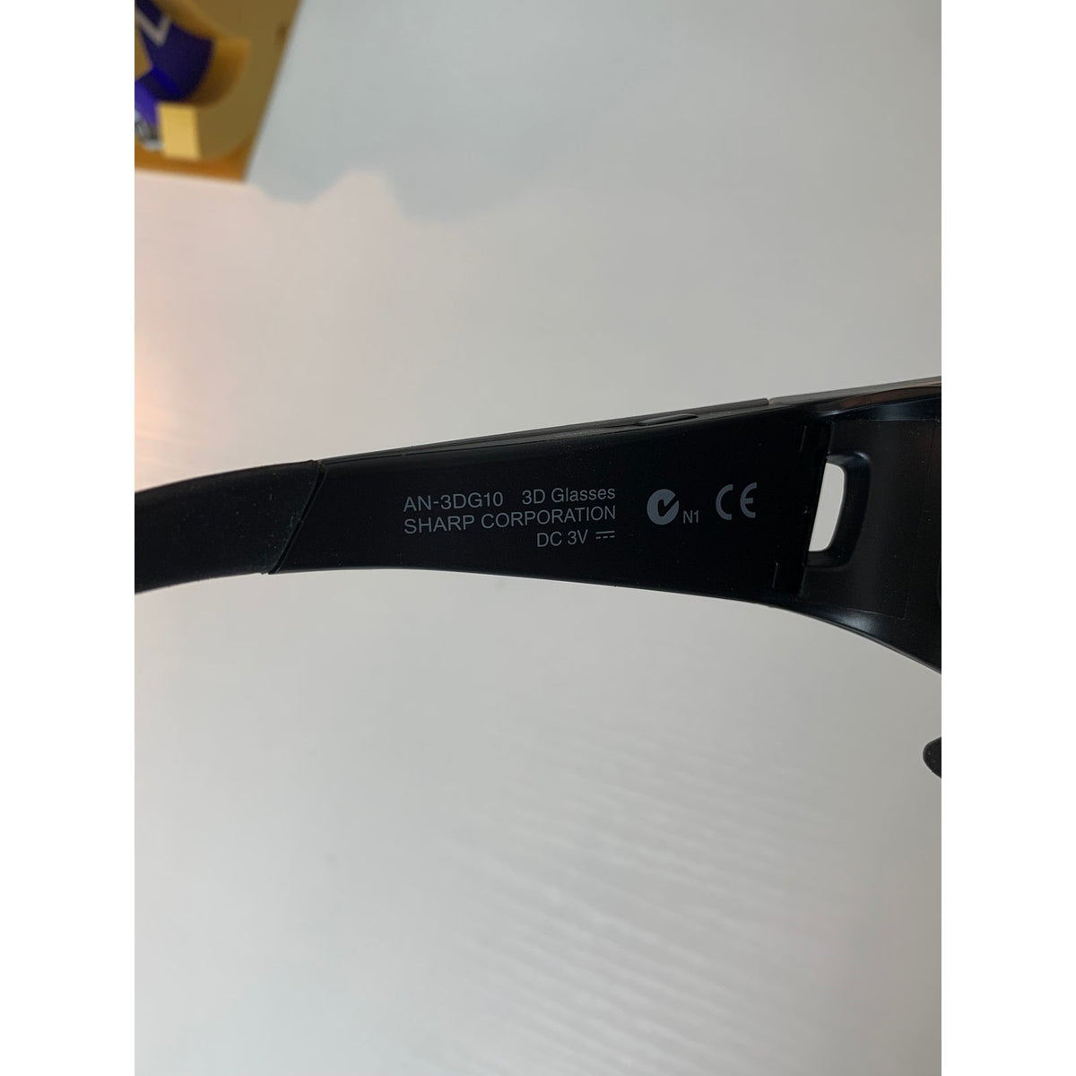 Sharp Active Shutter 3D Glasses Black Sharp 3D TV Viewing Eyewear