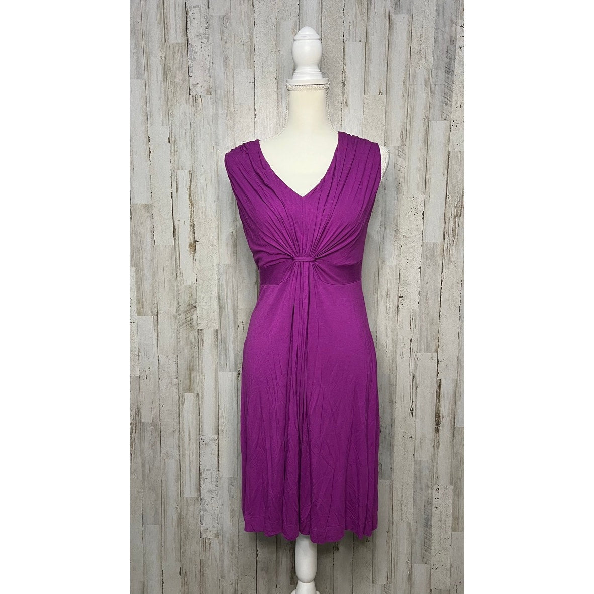 Soma Women's Small Purple Sleeveless Twist Front Dress