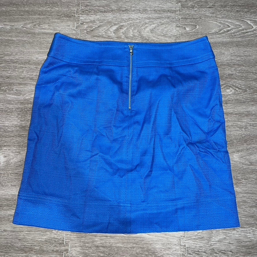 NWT Talbots Women's Knee Length Pencil Skirt Size 10 Royal Blue Casual