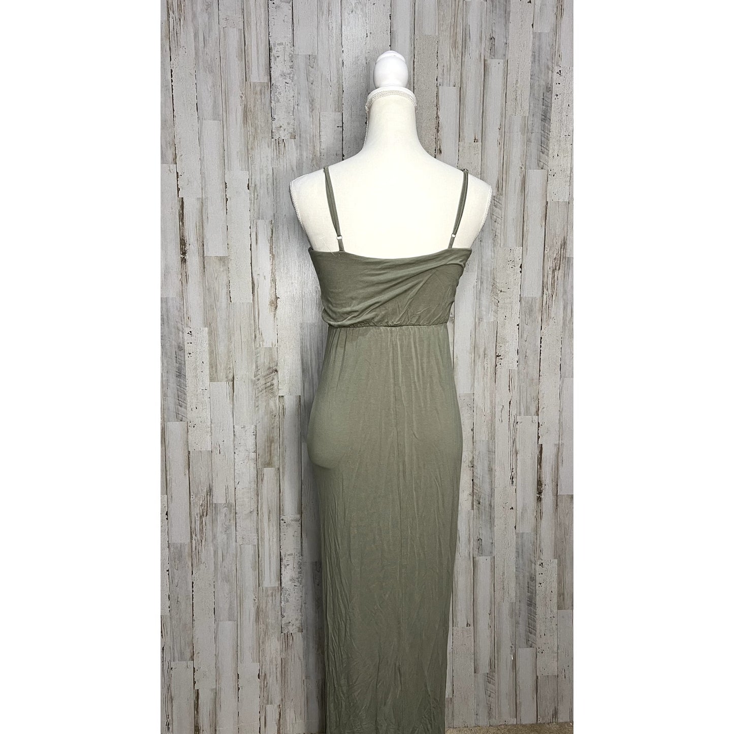 Lulus Women's XS Olive Green Maxi Dress Party Cocktail Summer