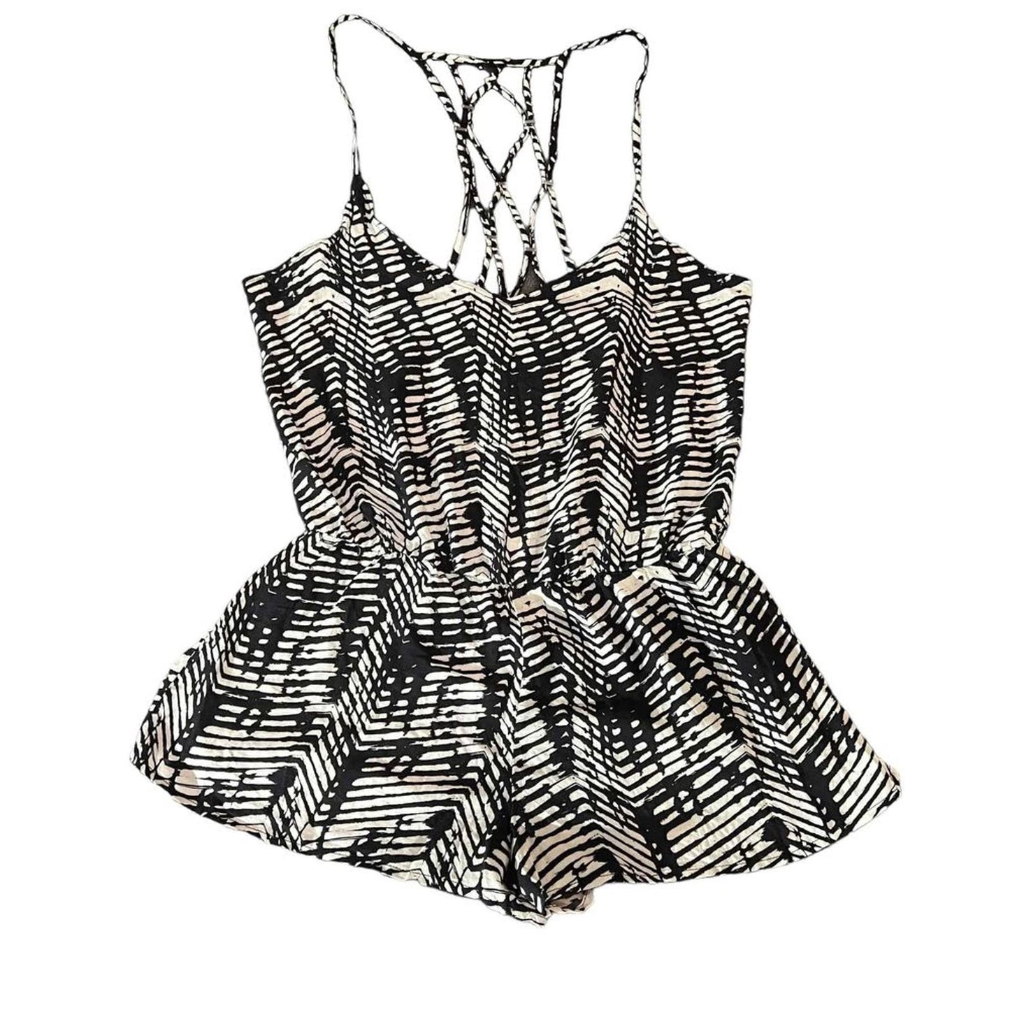 NWT Dolce Vita Women's Ikat Medium Strappy Geometric Print Cover-up Romper