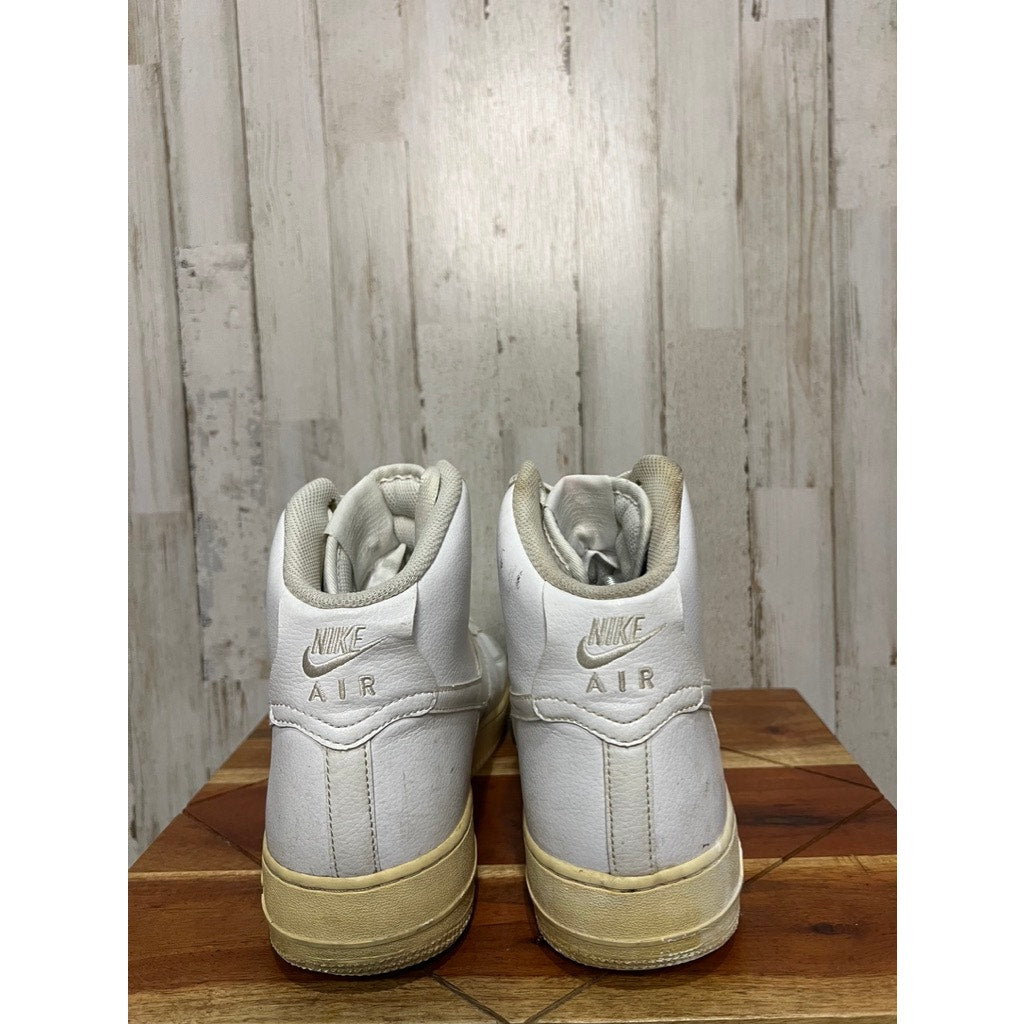 Nike Air Force 1 High Men's Size 10.5 High Top White Sneakers