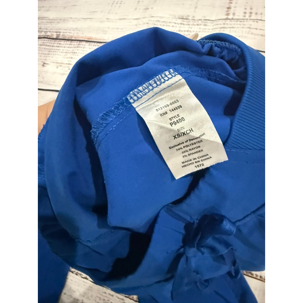 Adar Pro Women's Scrub Set XS Royal Blue V-Neck Top & Pants Workwear