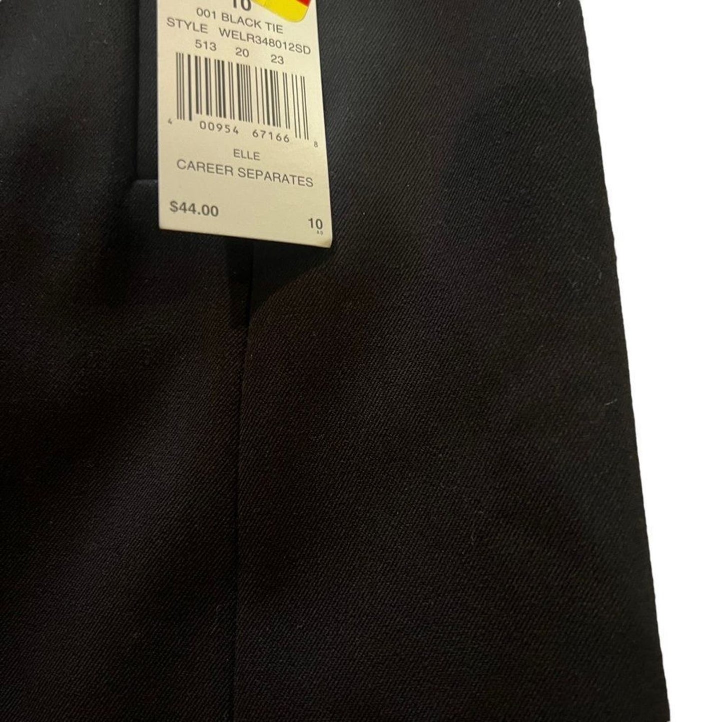 NWT Elle Black Pencil Skirt Size 10