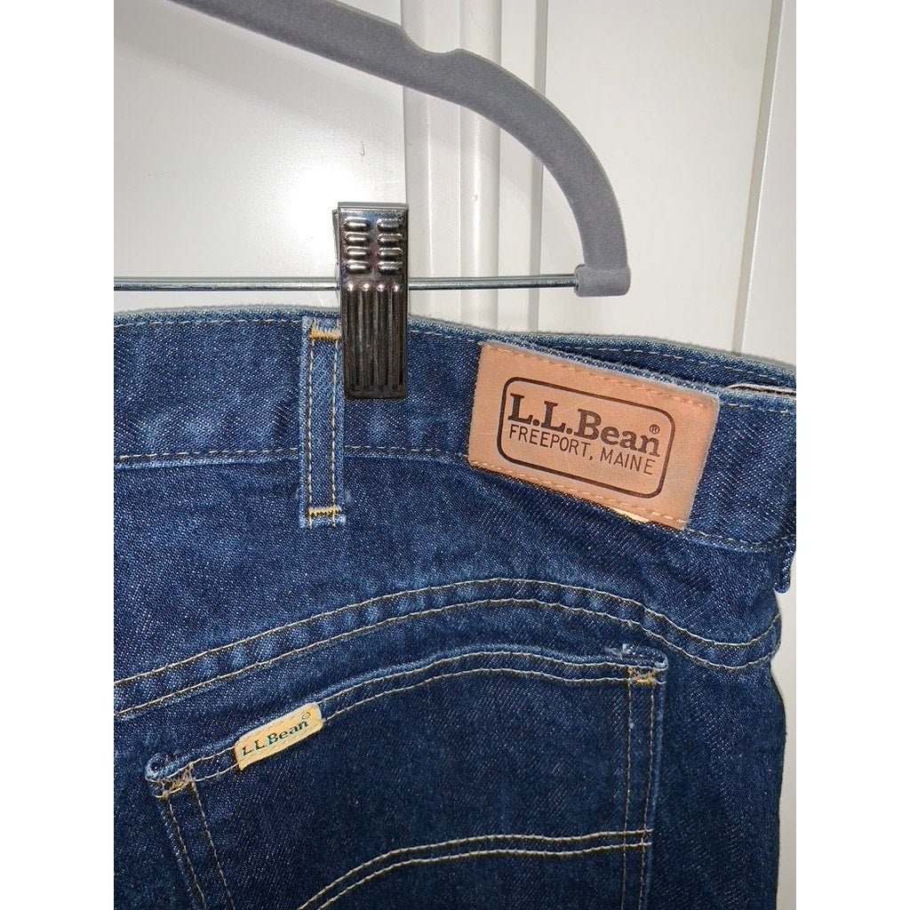 L.L. Bean Men's Classic Fit Straight Jeans Blue Size 44x30 Denim
