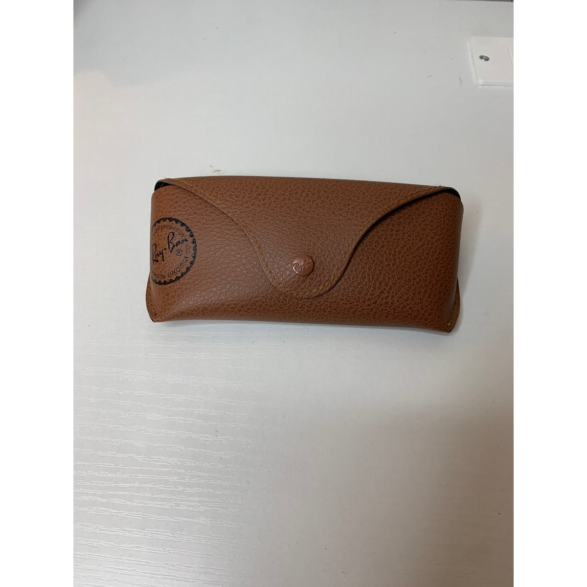 Ray-Ban Eyeglasses/Sunglasses Case Brown Snap Closure One Size Unisex