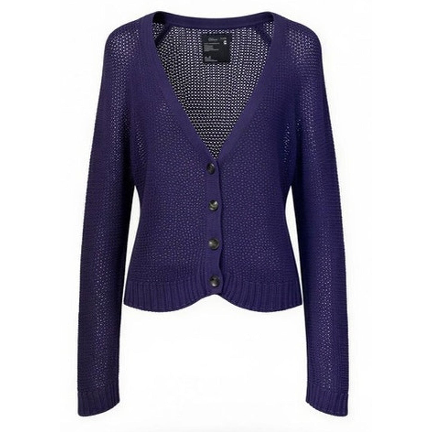 American Eagle Outfitters Cardigan Sweater Womens Medium Purple V-Neck Button