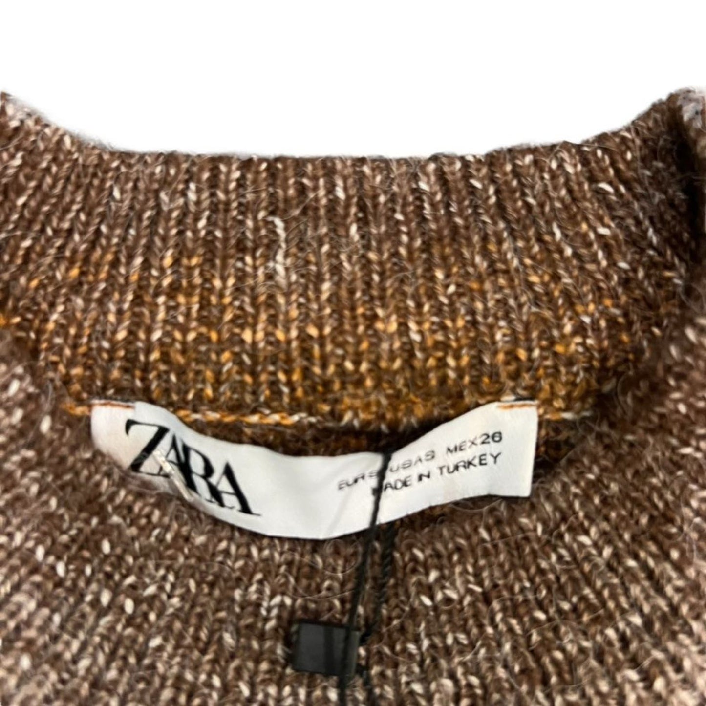 NWT Zara Blogger Favorite Fringed Cropped Sweater Size Small