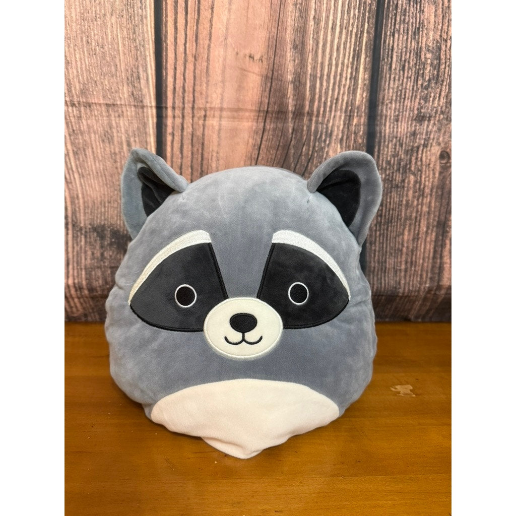 Squishmallow Flip-A-Mallow Chip Beaver & Rocky Raccoon Plush Medium 12"