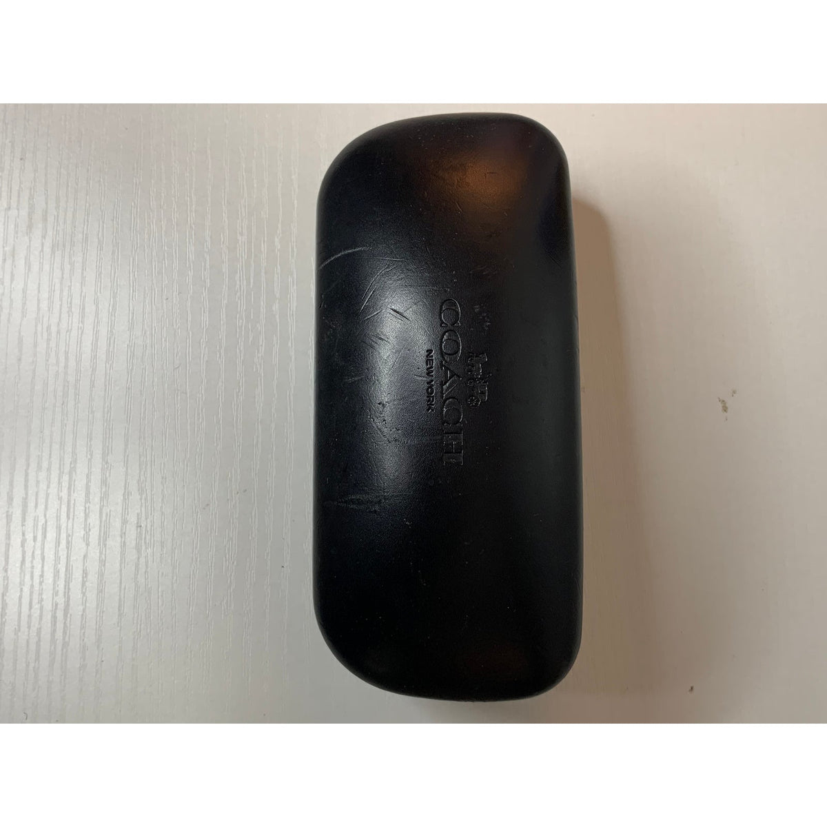 Coach Case Black Hard Clamshell Hinged Protective Logo Lining
