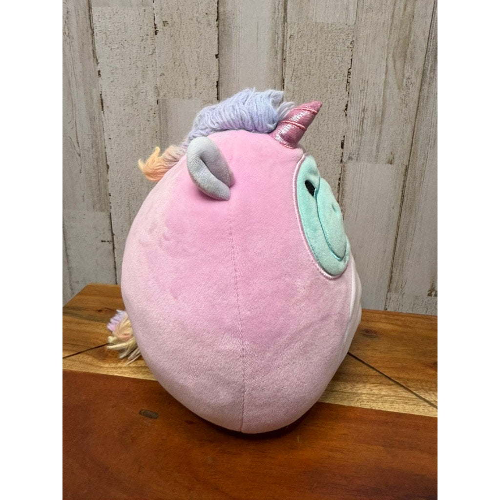 Squishmallow Hank the Hippo in Pink Unicorn Costume 8” Plush Toy