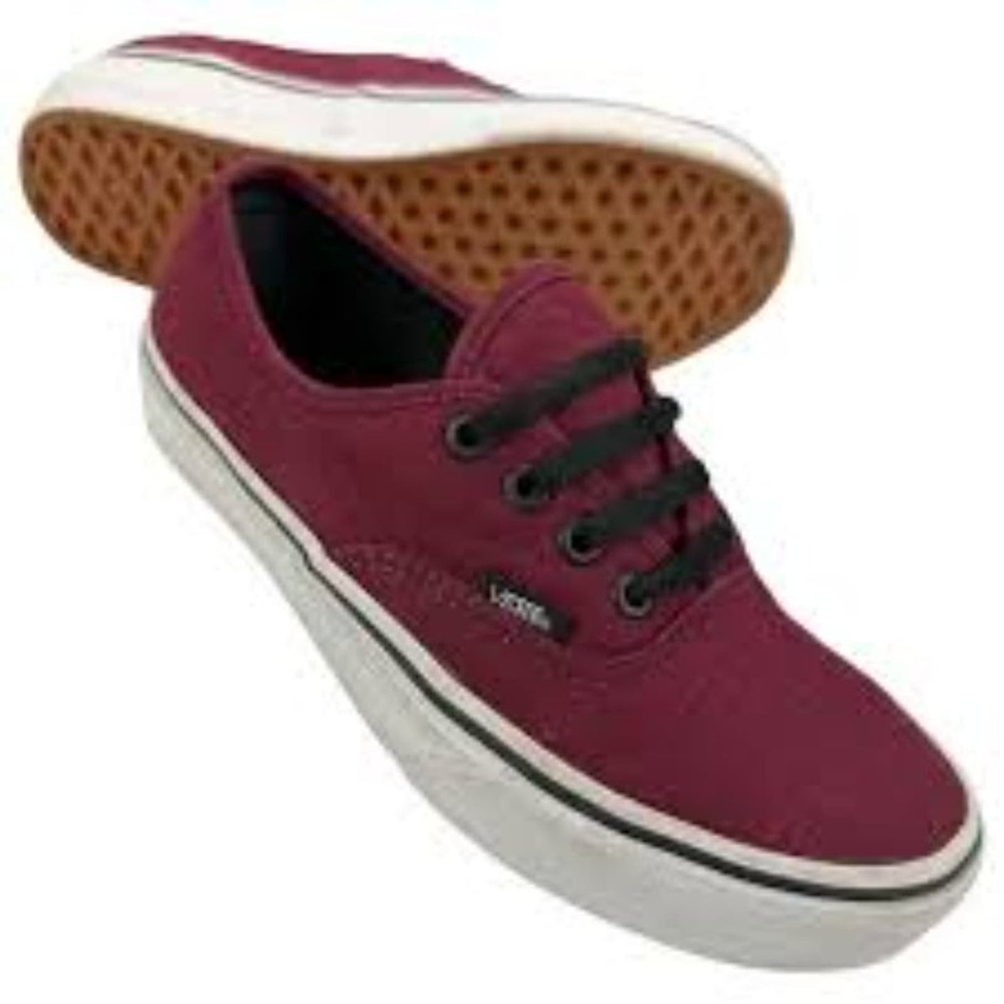 Vans Authentic Lo Pro Maroon Monochrome Canvas Low Top Lace Up Sneakers M8.5/W10