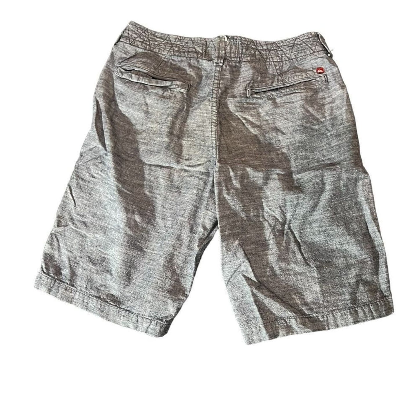 Men's QuikSilver Grey Bermuda Shorts Size 32