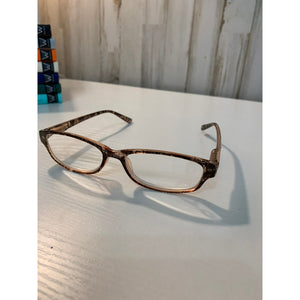 Foster Grant Sondra Reading Glasses Unisex Brown +2.75 Case