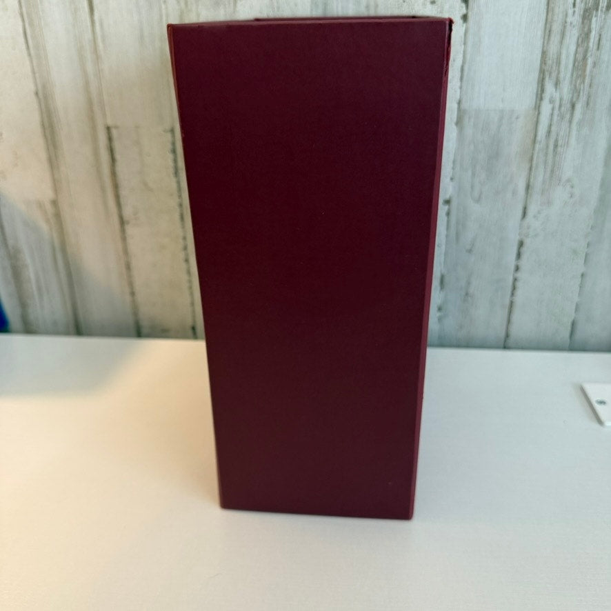 Gucci Burgundy Maroon Rigid Gift Presentation Box w/ Lid Large White Logo