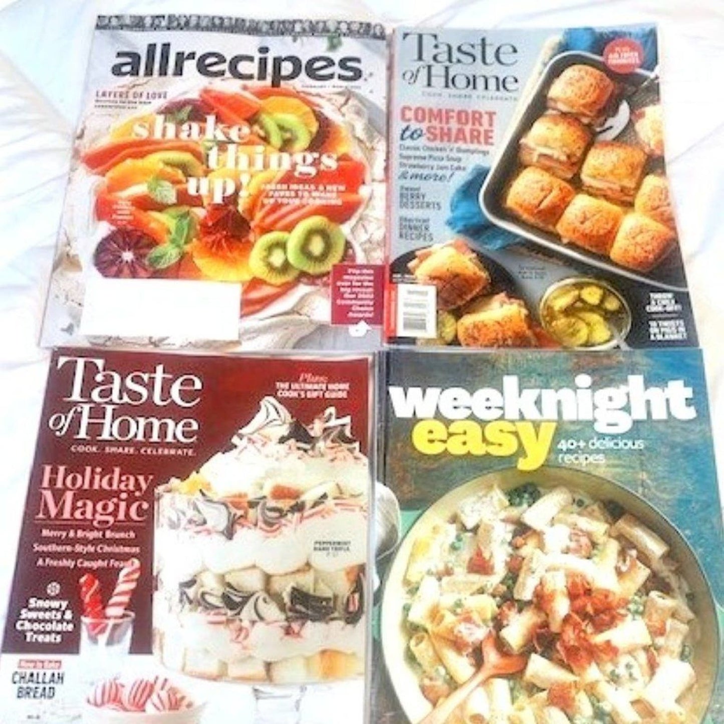 Set 4 cooking magazines NWT