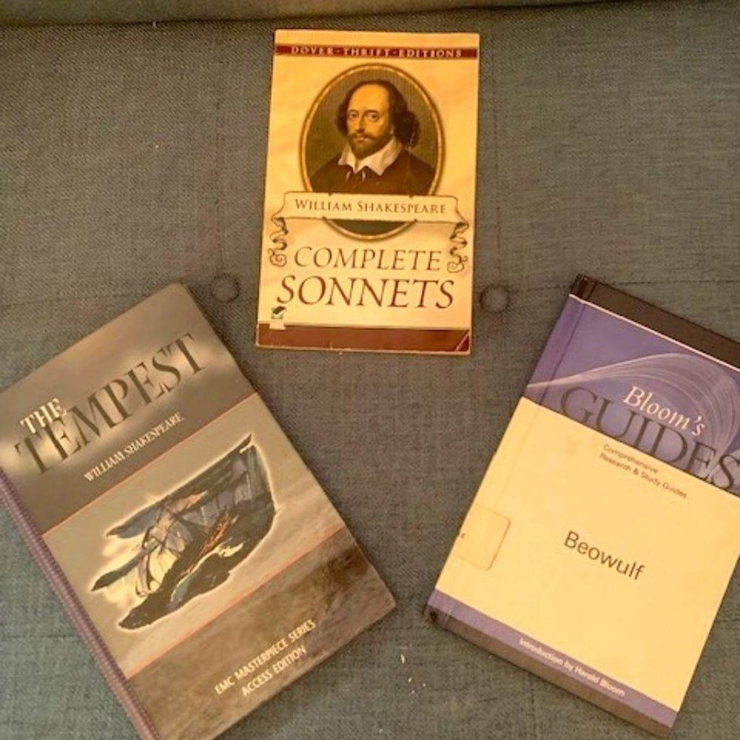 Set 3 Classics Shakespeare's Tempest/Complete Sonnets + Beowulf