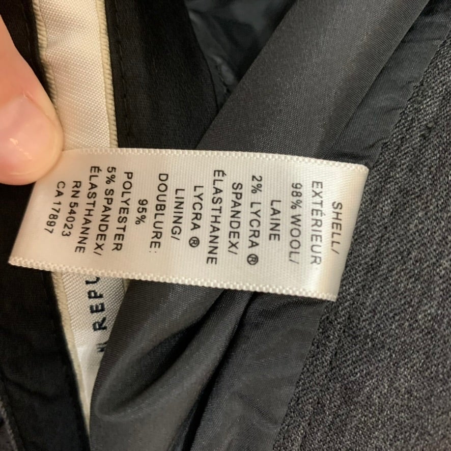 Banana Republic Martin Women Size 0 Gray Wide-Leg Capri