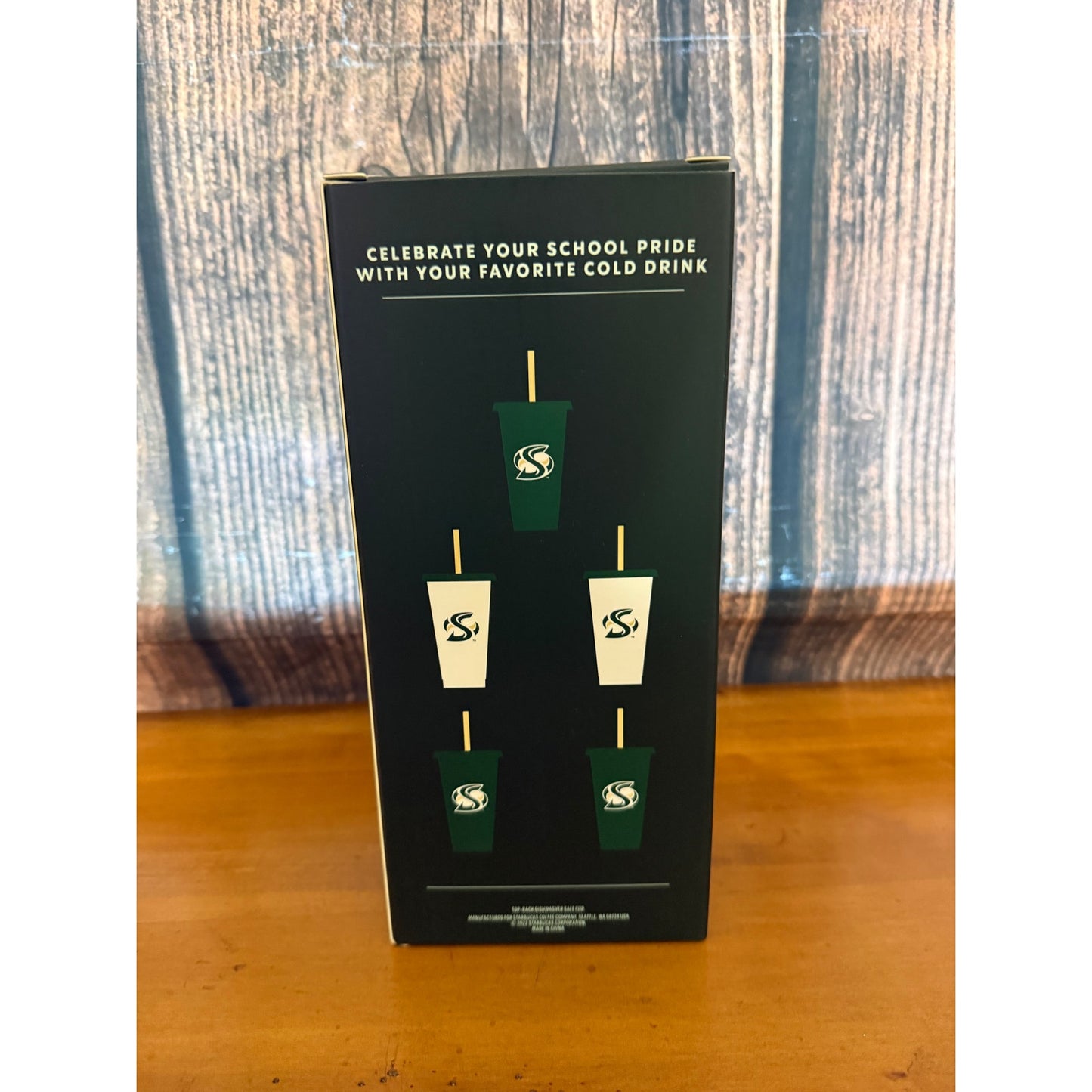 NEW Starbucks Sacramento State Reusable Cold Cups Set of 5 Multicolor