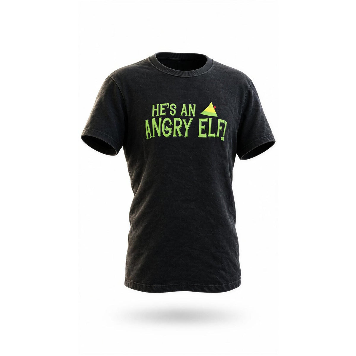 Elf Movie He’s an Angry Elf Black Graphic Tee Size XL