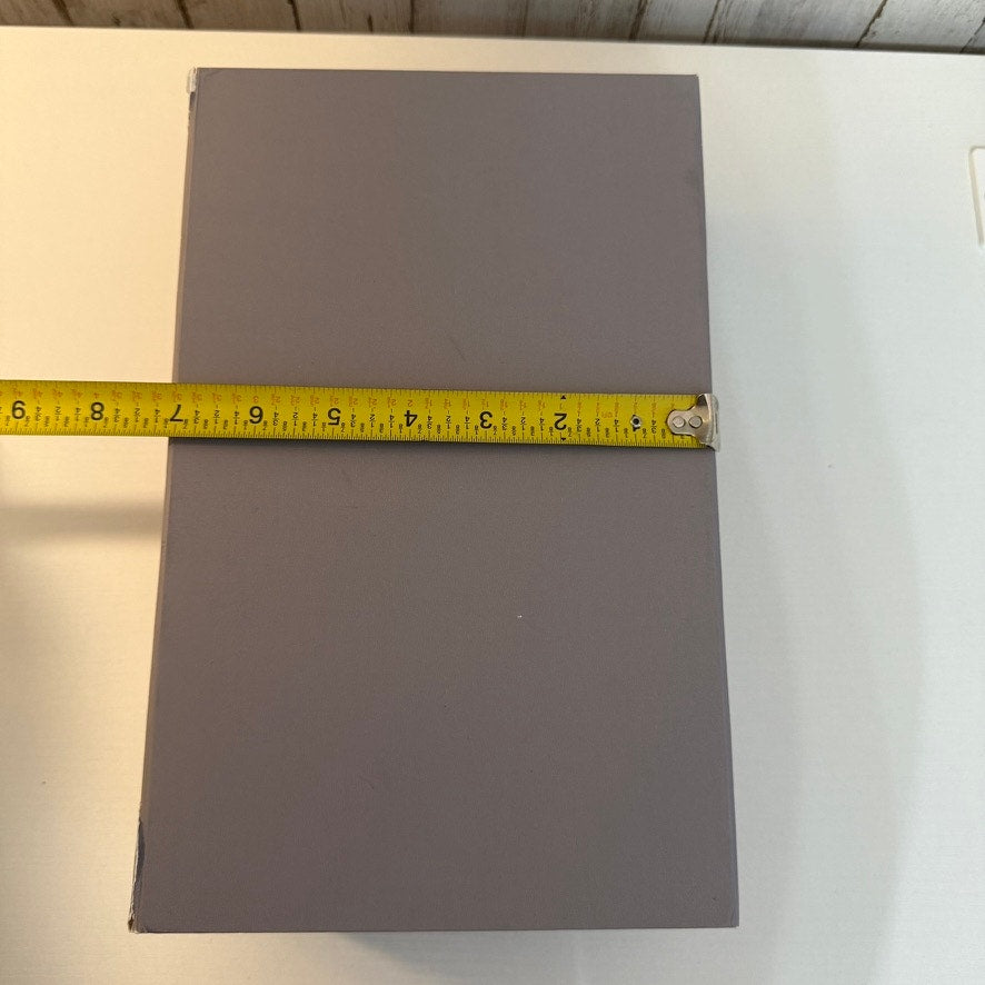 Bergdorf Goodman Gift Box Gray Hinged Magnetic Lid Tissue Paper 12 in