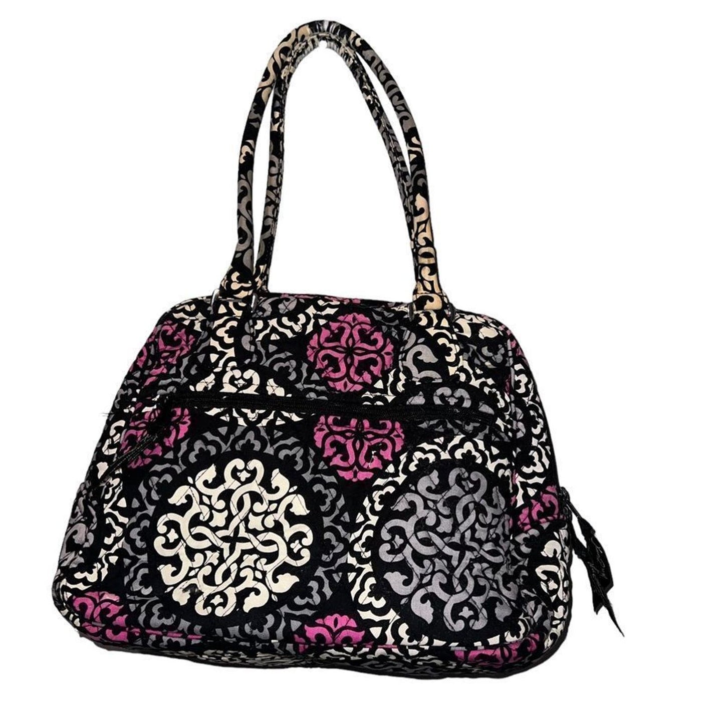 Retired 2013 Vera Bradley Canterberry Magenta Bowler Purse