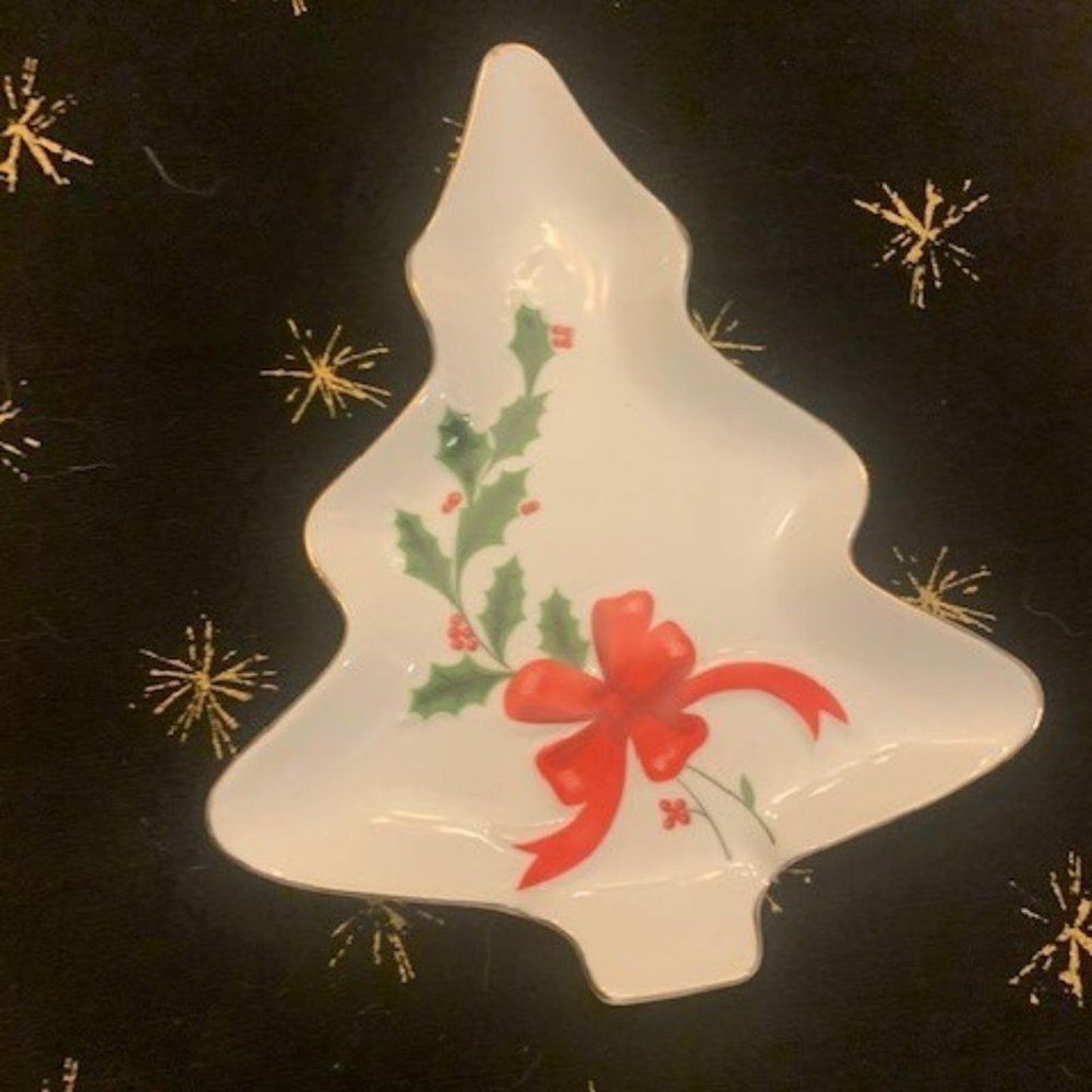 Christmas Tree shaped Trinket Tray